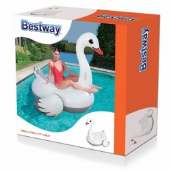 large SWIMMING FLOAT BESTWAY SUPERSIZED SWAN RIDER BALIDIVESHOP 3